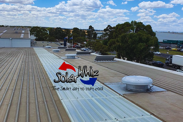 solar powered industrial roof exhaust fans